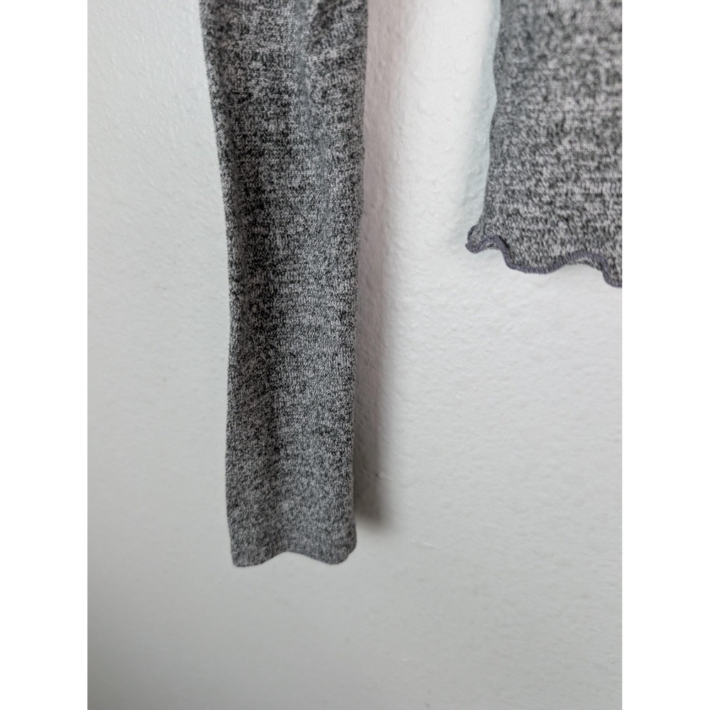 American Eagle Outfitters Cardigan Womens S Gray Soft & Sexy Plush Cropped - Picture 3 of 9